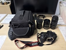 canon eos 50d Kit Con Obiettivo  Canon 18 200. 12 24  E Canon 70 300 Con Borsa E