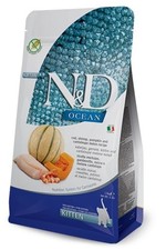 Farmina Cat N&D Ocean Kitten Merluzzo Zucca Melone e Gamberi 5 kg Gatti Cuccioli