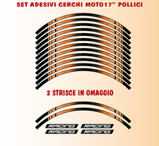 12 Strisce Adesive Cerchi Moto