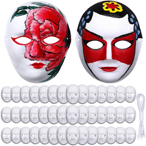Pezzi maschera bianca full - bianca,