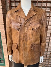 BELSTAFF Giacca Pelle AVIATORE Antica Cuero Malenotti Epoca XL