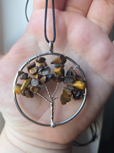 Collana con ciondolo - , cristallo