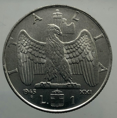 Rara lira impero fdc 1943 - 1,