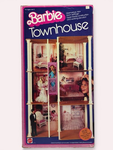 Vintage 1983 barbie townhouse - vintage,