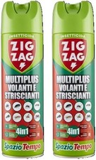 Zig Zag Spaziotempo Insetticida Multinsetto spray contro insetti Confezione da 2