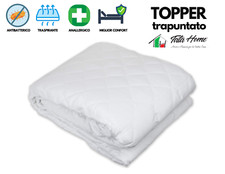 TOPPER materasso Matrimoniale, Singolo Piazza e Mezza Coprimaterasso Trapuntato
