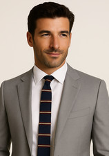 Uomo Maglia Cravatta Uncinetto