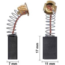 Spazzole carbone carbone motore per smerigliatrice a nastro AEG BBSE 1100