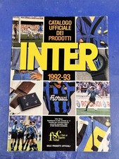 CATALOGO PRODOTTI UFFICIALI INTER 1992-1993 SHOP MERCHANDISE