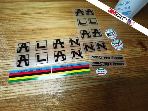 Alan super record - decal, set