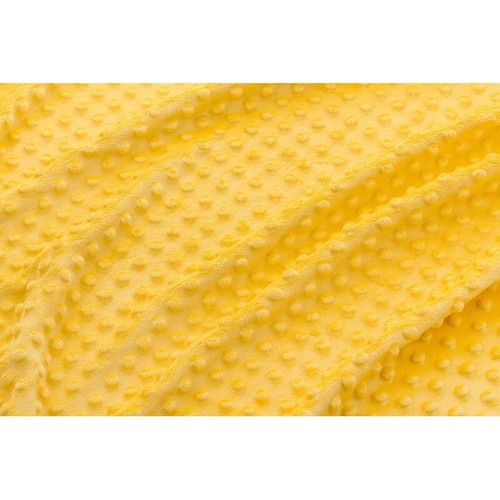 Tessuto peluche minky oro pois - tessuto,