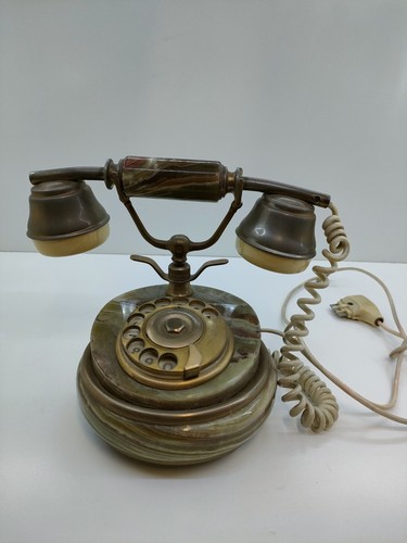 Telefono vintage fisso con - telefono,