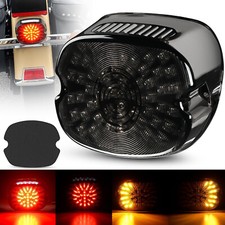 Fanale posteriore moto led segnale di svolta luce posteriore basso profilo lente fumo