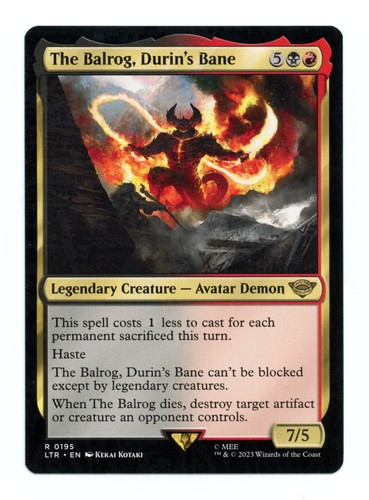Mtg the balrog durins bane - |,