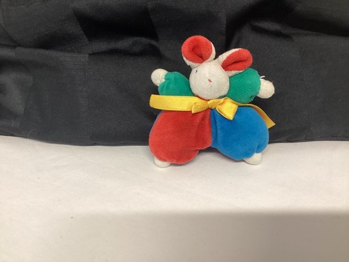 Arlequin lapin hochet pile - lapin,