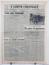 22/VIII L' AZIONE COLONIALE