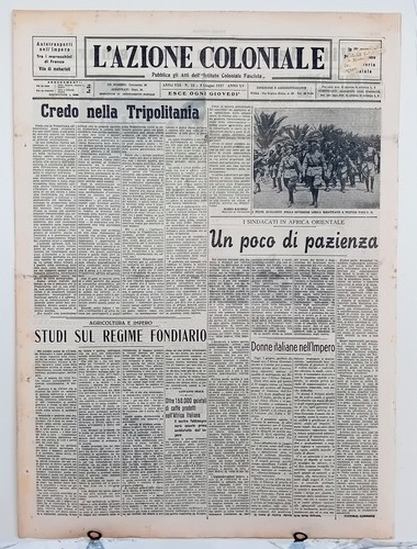 Viii azione coloniale - 22/viii,