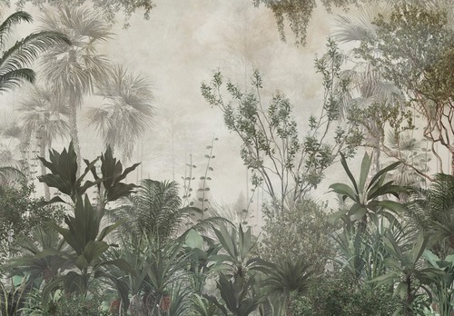 Carta parati botanica - carta,