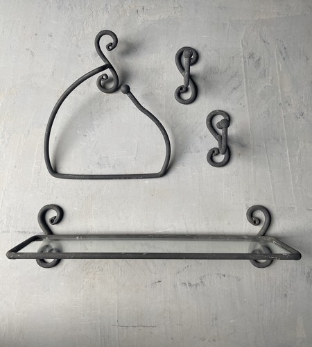 Set bagno ferro - , battuto