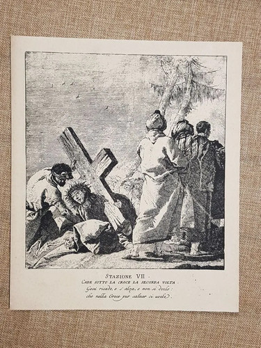 Via crucis cristo stazione - via, vii