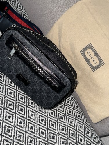 Borsa tracolla gucci nera - a, gg