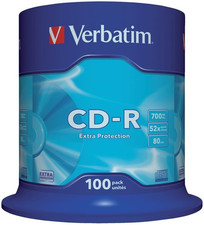 CD-R 52X 700MB, Confezione Da