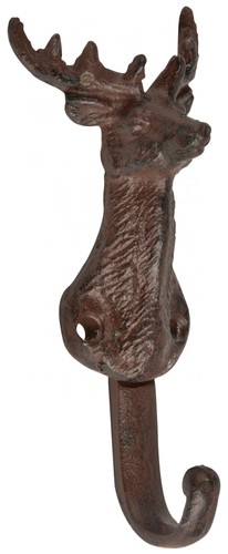 Gancio hirsch corna marrone - gancio,