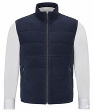 Genuine Giacca Gilet In Pelle