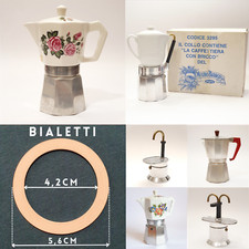 Guarnizione caffettiera italiana 2 tazze Moka Bialetti OMG Mulino Bianco Mini