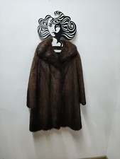 Cappotto-Giacca pelliccia donna  vera pelle  elegante Spalle 40 lunga 94