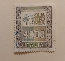 Francobolli Italia 1978 - Alto Valore Lire 4000 - Usato