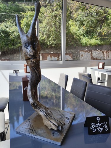 Scultura legno pezzo unico - scultura,