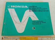 catalogo ricambi parts catalogue originale n3 1984 Honda GL 1200 Goldwing