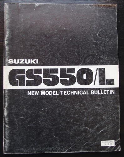 Suzuki gs550l 550 - l, 1980