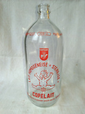 Ancienne bouteille de lait publicitaire