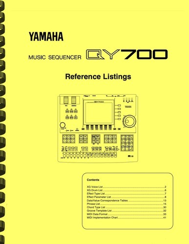 Yamaha qy700 music sequencer - yamaha,