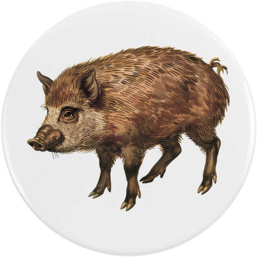 Wild hog button - 'wild, badges