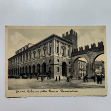 VERONA PALAZZO DELLA GRAN GUARDIA VINTAGE CARTOLINA ANTICA VIAGGIATA