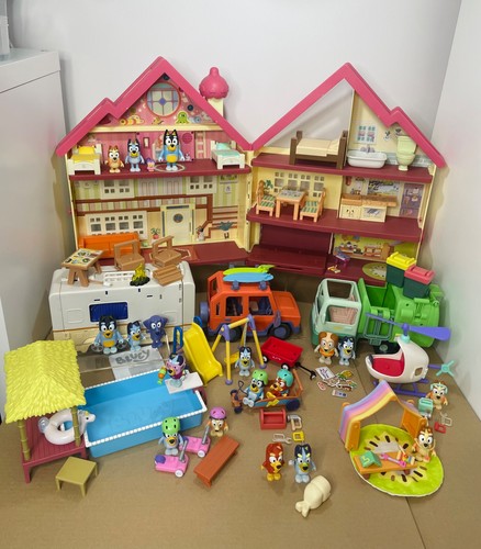 Pacchetto playset bluey casa - playset,