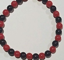 Braccialetto squadre calcio rosso-nero Milan, Unisex