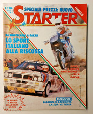 STARTER - n.4/1987 - MIKI BIASION / ALFA ROMEO 2600 SZ / HONDA TRANSALP 600 V