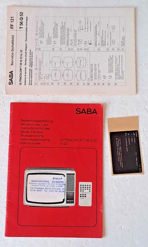 Libretto istruzioni televisore - libretto,