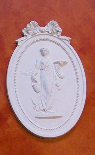 Bassorilievo gesso bianco - bassorilievo,
