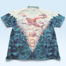 Vintage Liquid Blue Shirt Mens