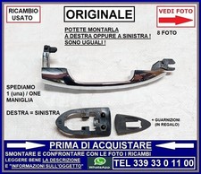 Maniglia esterna portiera - maniglia,