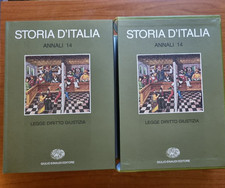 STORIA D'ITALIA ANNALI 14 LEGGE DIRITTO GIUSTIZIA - EINAUDI - 1998 -V