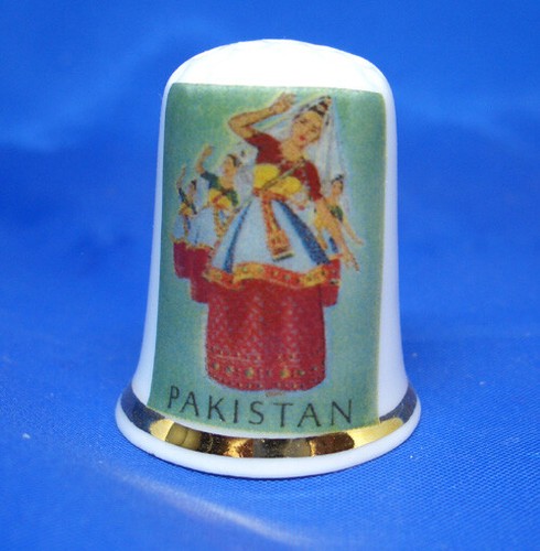 Birchcroft china thimble - thimble, --