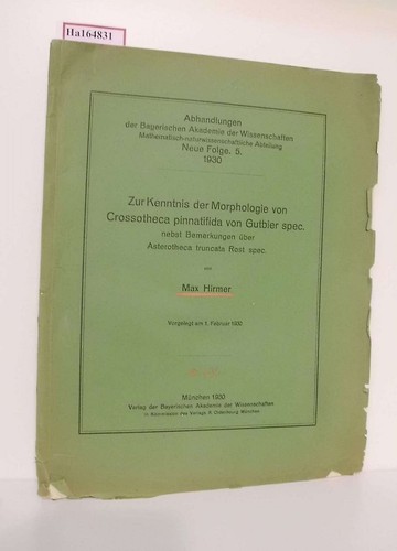 Zur kenntnis der - der, morphologie