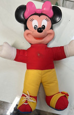 PUPAZZO MINNIE MOUSE PELUCHE 37 CM VINTAGE 1989 MATTEL DISNEY RARO