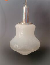 ♥ LAMPADARIO TARGETTI VINTAGE SPAGE AGE DESIGN VETRO BULLICANTE DI MURANO